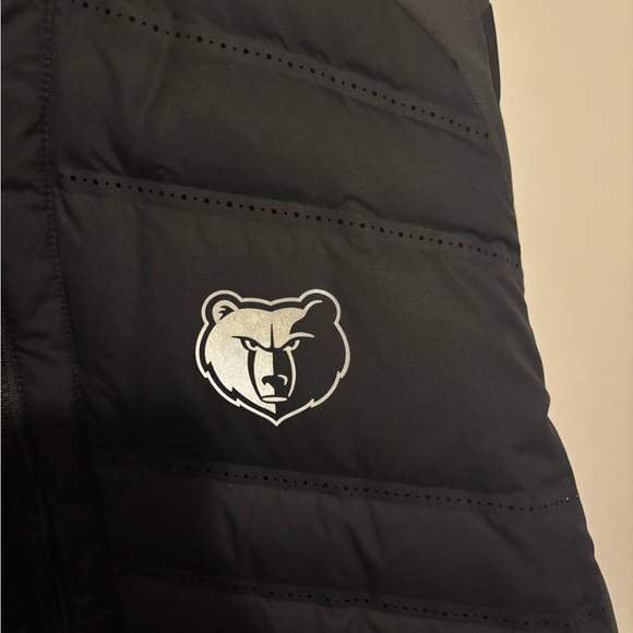 Nike Memphis Grizzlies Puffer Black Hooded Jacket with Logos XLT - Picture 5 of 8